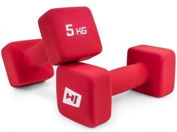 Набор гантелей неопреновых квадратных Hop-Sport HS-V050DS 2х5 кг