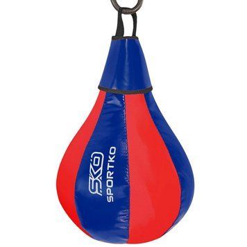 Груша набивна підвісна SPORTKO GP-1 Червоно-синій 50x24см
