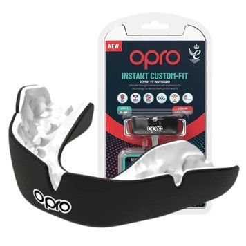 Капа OPRO Instant взрослая (возраст 11+) Black/White (art.102520001)