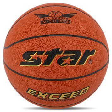 Мяч баскетбольный PU №5 STAR EXCEED BB4835C (PU, бутил, оранжевый)
