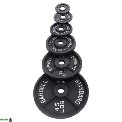 Блины (диски) стальные d-51мм SP-Sport SC-80103-2_5LB 1,1кг серый