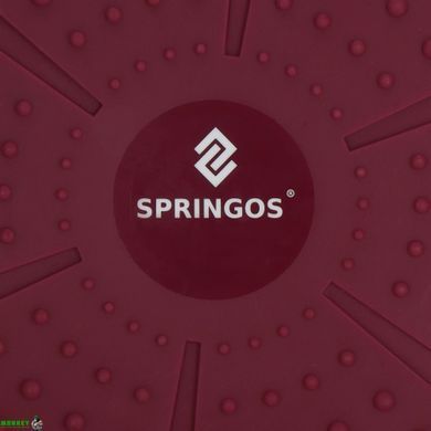 Балансировочная подушка (сенсомоторная) массажная Springos PRO FA1070 Burgund