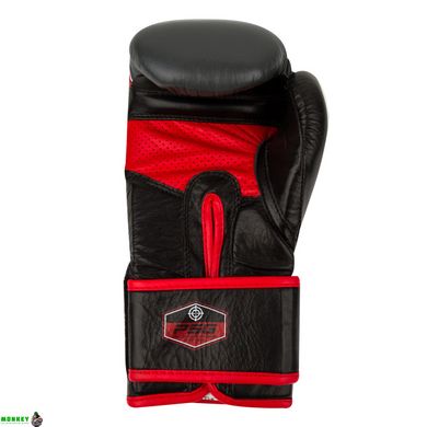 Боксерские перчатки PowerSystem PS 5005 Challenger Black/Red 10 унций