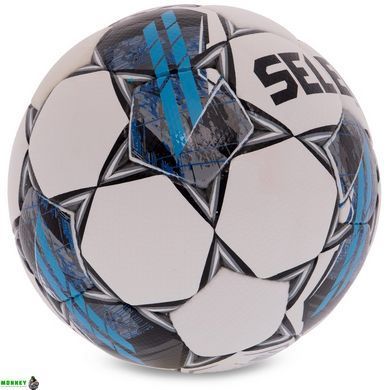 М'яч футбольний SELECT BRILLANT SUPER HS FIFA QUALITY PRO V22 №5 білий-сірий