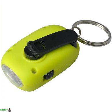 Munkees 1101 брелок-фонарик Mini Solar-Dynamo Flashlight green