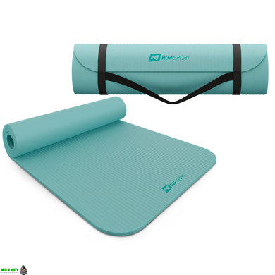 Коврик для йоги Hop-Sport HS-NB010GM NBR 1см бирюзовый