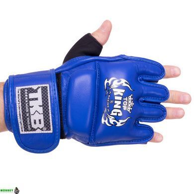 Рукавички для змішаних єдиноборств шкіряні MMA TOP KING Ultimate TKGGU Чорний S