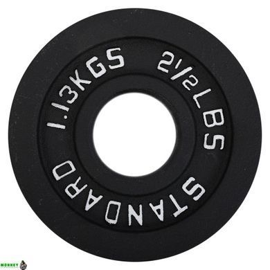 Блины (диски) стальные d-51мм SP-Sport SC-80103-2_5LB 1,1кг серый