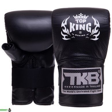 Снарядные перчатки кожаные TOP KING Pro TKBMP-OT Черный L размер