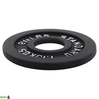 Блины (диски) стальные d-51мм SP-Sport SC-80103-2_5LB 1,1кг серый