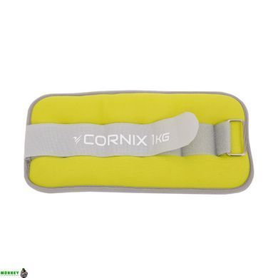 Утяжелители-манжеты для ног и рук Cornix 2 x 1 кг XR-0241