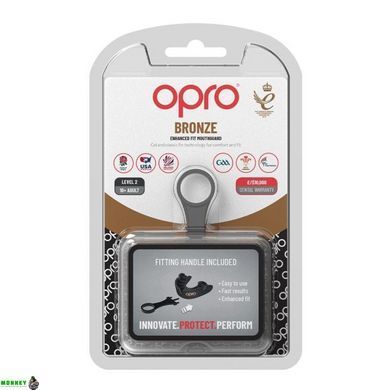 Капа OPRO Bronze доросла (вік 11+) White (art.102500004)