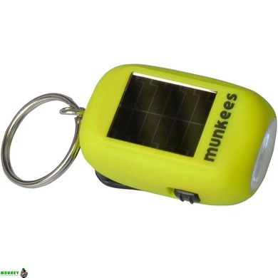 Munkees 1101 брелок-фонарик Mini Solar-Dynamo Flashlight green