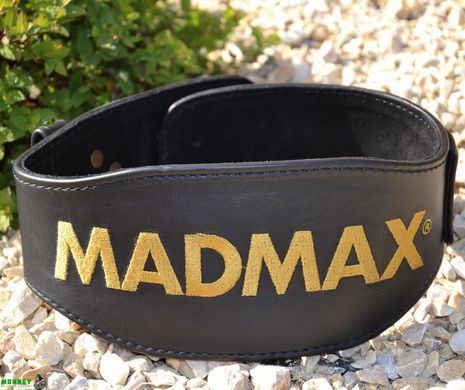 Пояс для важкої атлетики MadMax MFB-999 Restless & Wild Black XL