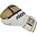 Боксерские перчатки RDX F7 Ego Golden 10 унций (капа в комплекте)