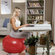 Фитбол массажный Hop-Sport 65см красный + насос