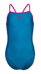 Купальник Arena SWIMSUIT LIGHT DROP SOLID блакитний, рожевий Діт 128 см