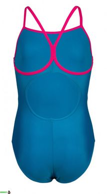 Купальник Arena SWIMSUIT LIGHT DROP SOLID голубой, розовый Дет 128 см