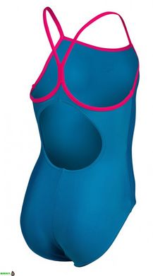 Купальник Arena SWIMSUIT LIGHT DROP SOLID блакитний, рожевий Діт 128 см