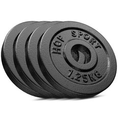 Сет з металевих дисків Hop-Sport Strong 4x1,25 кг