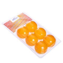 Набор мячей для настольного тенниса 6 штук LEGEND SPORT MT-4506 (целлулоид, d-40мм, цвета в ассортименте)