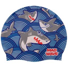 Шапочка для плавания детская MadWave Junior SHARKY M057911 цвета в ассортименте