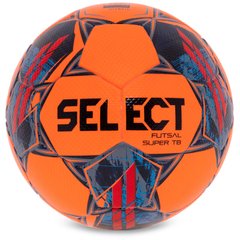 М'яч для футзалу SELECT FUTSAL SUPER TB FIFA QUALITY PRO V22 №4 помаранчевий-червоний