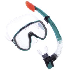Набір для плавання маска з трубкою Zelart M167-SN124-SIL кольори в асортименті