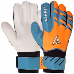 Перчатки вратарские с защитными вставками на пальцы ATHPIK SP-Sport FB-9277 (PVC, р-р 8-10, цвета в ассортименте)