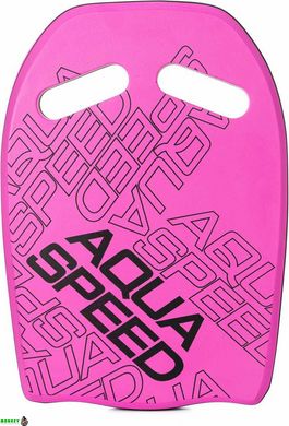 Дошка для плавання Aqua Speed WAVE KICKBOARD 3980 рожевий Уні 43x28x3,6cм