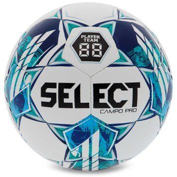 Мяч футбольный SELECT CAMPO PRO V23 №4 бCAMPO-PRO-4WGR Белый-зеленый