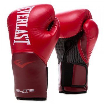 Боксерські рукавиці Everlast ELITE TRAINING GLOVES полум'я червоне Уні 10 унций