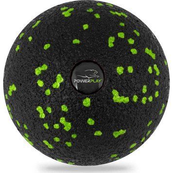 Массажный мяч PowerPlay PP-4351 Epp Massage Ball (d10) Черный/Зеленый