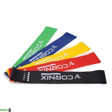 Резинки для фітнесу Cornix Mini Power Band набір 5 шт 1-20 кг XR-0045