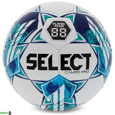 Мяч футбольный SELECT CAMPO PRO V23 №4 белый-зеленый