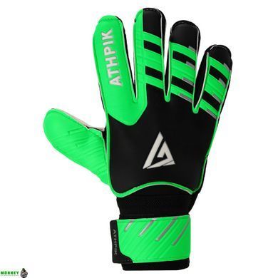 Перчатки вратарские с защитой пальцев ATHPIK SP-Sport FB-9277 Оранжевый-синий 8