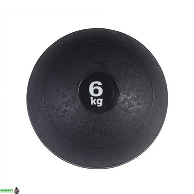 Слэмбол (медицинский мяч) для кроссфита SportVida Slam Ball 6 кг SV-HK0060 Black