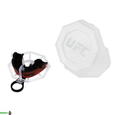 Капа OPRO Junior Silver UFC Hologram Red/Black (art.002265001)
