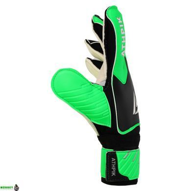 Перчатки вратарские с защитой пальцев ATHPIK SP-Sport FB-9277 Оранжевый-синий 8