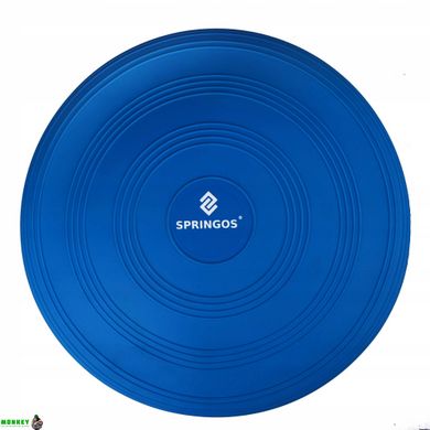 Балансировочная подушка (сенсомоторная) массажная Springos PRO FA0086 Blue