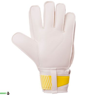 Воротарські рукавиці JUVENTUS BALLONSTAR FB-0187-3 розмір 8-10 білий-чорний
