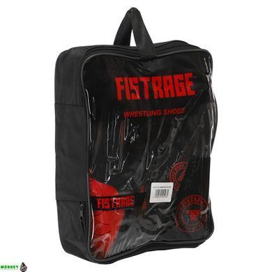 Борцовки FISTRAGE VL-8484 Черный-зеленый 35 размер