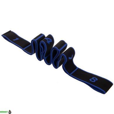 Стрічка для розтяжки еластичний еспандер Record Elastiband FI-1719 Сірий