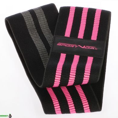 Резинка для фітнесу та спорту із тканини SportVida Hip Band Size L SV-HK0262