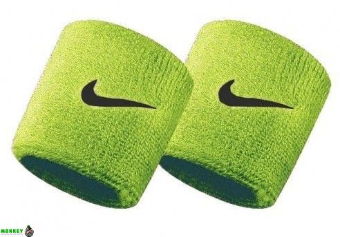 Напульсник Nike SWOOSH WRISTBANDS 2 PK зеленый Уни OSFM