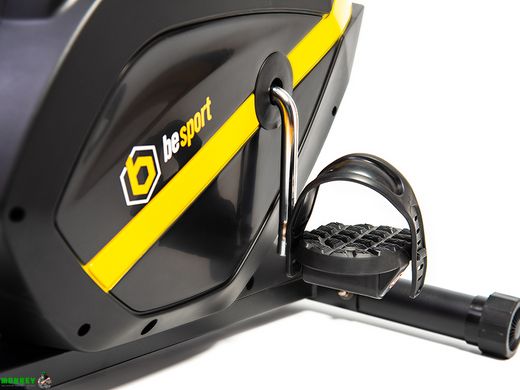 Велотренажер Besport BS-1006B GAINER магнітний чорно-жовтий