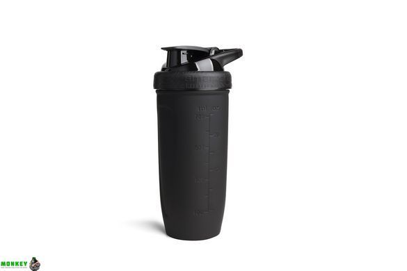 Шейкер спортивный Smartshake Reforce Stainless Steel 30oz/900ml Black