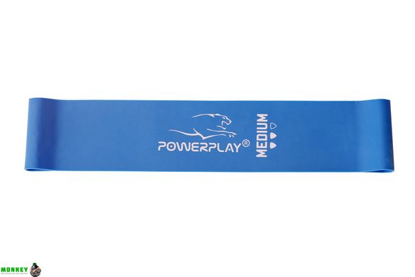 Фитнес резинка PowerPlay 4114 Medium синяя (500*50*1.0мм)