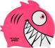 Шапка для плавания Aqua Speed ​​ZOO Pirana 9698 пиранья, розовый Дит OSFM