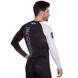Комплект компрессионный мужской лонгслив и штаны UCF 9523-9623 M-3XL черный-белый